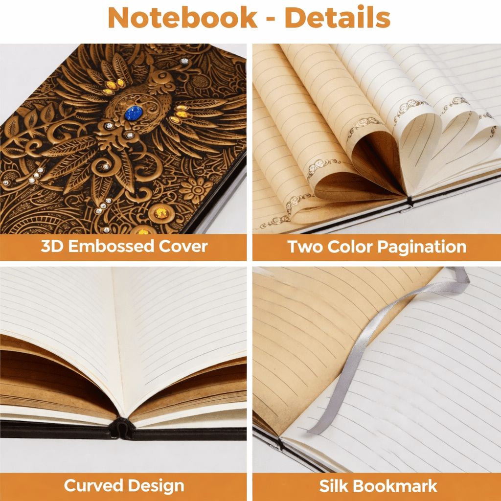 1779514317_3D Phoenix A5 Premium Embossed Leather Journal- 3